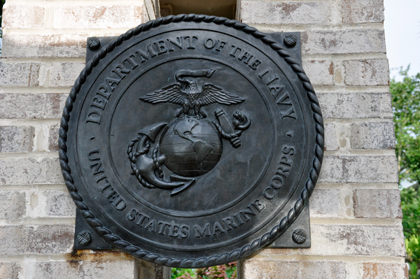 Marine Corps plaque